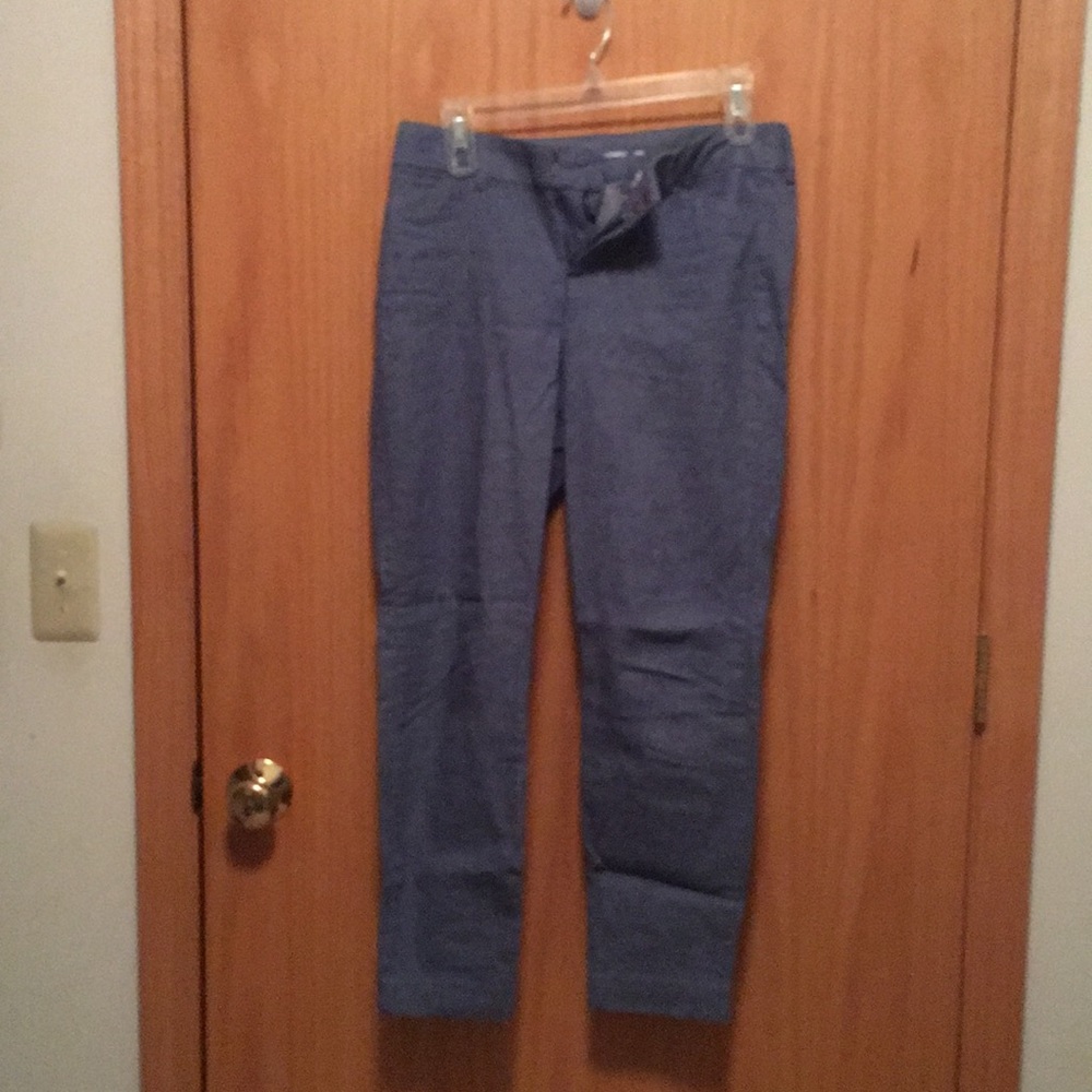 Old Navy chambray pixie cropped pants